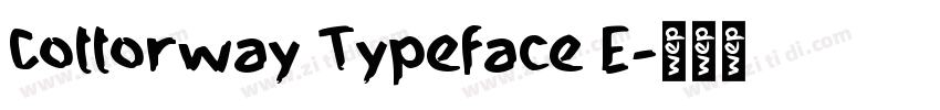 Cottorway Typeface E字体转换